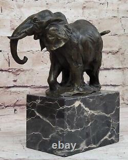 Art Deco Elephant Fauna by Milo Bronze Cast Sculpture Statue Figurine