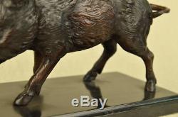 Art Deco Fonte Wild Boar Pig Farm Animal Bronze Statue