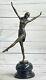 Art Deco Nouveau Exotic Dancer By Chiparus Bronze Sculpture Figurine