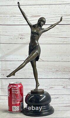 Art Deco Nouveau Exotic Dancer by Chiparus Bronze Sculpture Figurine