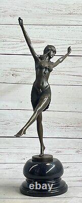 Art Deco Nouveau Exotic Dancer by Chiparus Bronze Sculpture Figurine