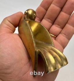 Art Deco Period Zoomorphic Bronze Ashtray Sculpture