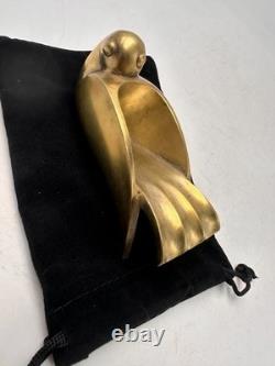 Art Deco Period Zoomorphic Bronze Ashtray Sculpture