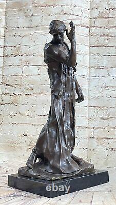 Art Deco Sculpture Copy Rodin Man The Burghers of Calais Bronze Statue