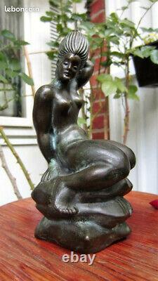 Art Deco Sculpture Danish Origin In Bronze Known As The Princess