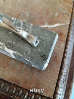 Art Deco Silvered Bronze Dancer with Balls 1920-1930