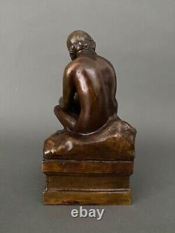 Art Deco bronze sculpture by Egidio Pozzi Garni Frères Publishers M3035
