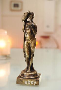 Art Deco bronze sculpture of a water carrier Circa 1920