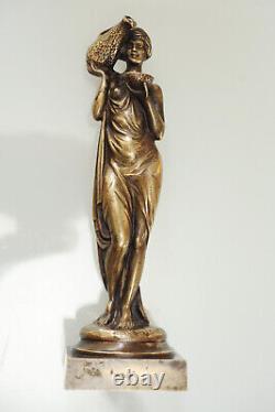 Art Deco bronze sculpture of a water carrier Circa 1920