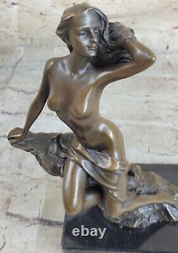 Art Decor Bronze Statue Chair Actress Dancer Jazz Club Italian Artist Vitaleh