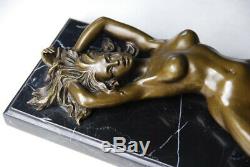 Art Érotique- Beautiful Naked Sensual In Bronze- Signed Mavchi- Free Shipping