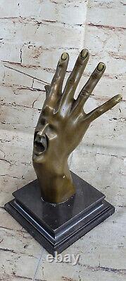 Art Modern Abstract Detail Main Bronze Sculpture Museum Quality Figure Decore