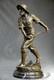 Art Nouveau - Fisherman With Net Signed By Antoine Bofill Bronze Sculpture