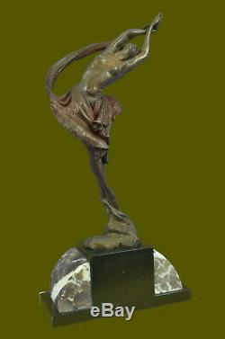 Art Nouveau Style Delor Nude Woman Sold Out Statue Bronze Figurine Sculpture