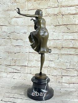 Art Style Newchiparusbreloque Dancer Museum Bronze Quality Sculpture