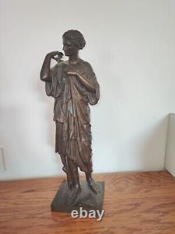 Art and Antiques Bronze Diana of Gabies