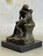 Auguste Rodin's "the Kiss" Chair Lovers Bronze 6 Sculpture Marble Art