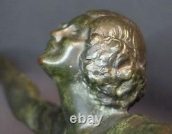 B 1930 Beautiful Bronze Sculpture Botinelly 37cm3.4kg Susse Betting Art Deco Dancer