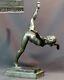 B 1930 Beautiful Bronze Sculpture By Botinelly, 37cm, 3.4kg, Susse Paris, Art Deco Dancer
