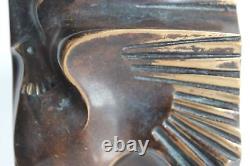 BRONZE Sculpture Bird signed by José CARRILERO Numbered 30/40 art Anasse Picasso