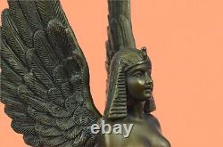 Beautiful Bronze Art Sculpture Head Statue of Ancient Egyptian Queen Nefertiti