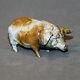 Beautiful Bronze Art Pig Figurine Sculpture Statue Limited Edition Signed Number