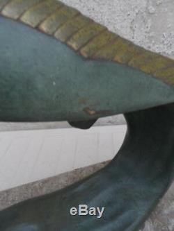 Bird Tern Swallow Sea Bronze Art Deco Sculpture (rochard, Lemonnier)