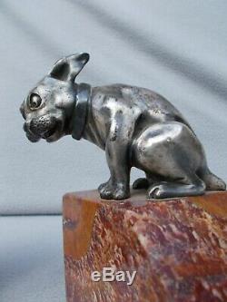 Bonzo Dog Art Deco Bronze Sculpture Cormier Guillemard Rc. Ireland Figurine