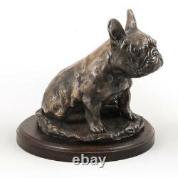 Bouledogue Français Séance, Statue De Chien, Limited Edition Art Dog En
