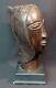 Breathtaking African Art: Superb Antique Bronze Sculpture Face Bust Head 4.7kg 35cm