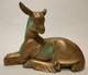 Bronze Animal Sculpture Art Deco Goat Kid 1930