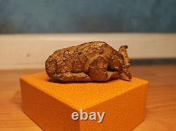 Bronze Animal Sculpture signed by Rossini Art Foundry Paris Artist Proof