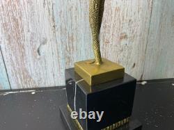 Bronze Art Deco Dancer Sculpture Polished Starfish after Demetre Chiparus