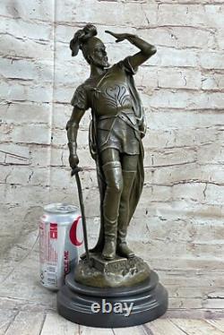 Bronze Art Deco Roman Gladiator Sculpture Figurine Statue For Sale