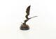 Bronze Art Deco Style Sculpture Of A Stork Car Mascot After René Lalique