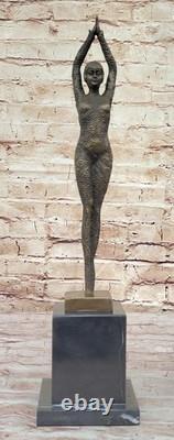 Bronze Art Sculpture Dancer by D. H. Chiparus Statue Figure Art Nouveau