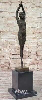 Bronze Art Sculpture Dancer by D. H. Chiparus Statue Figure Art Nouveau