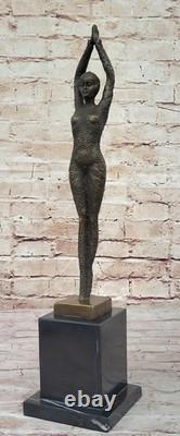 Bronze Art Sculpture Dancer by D. H. Chiparus Statue Figure Art Nouveau