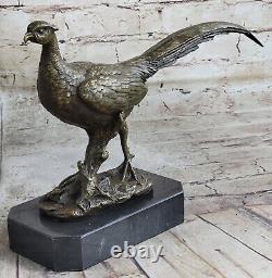 Bronze Art Wildlife Sculpture: Pheasant and Grouse Game Bird