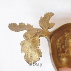 Bronze Ashtray Sculpture from Vienna signed Bergmann GESCHÜTZT Art Nouveau Venus