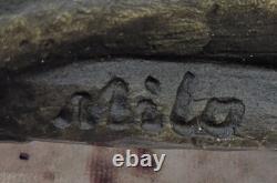 Bronze Cheetah Jaguar Puma Art Deco Sculpture Statue Figurine