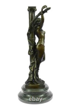 Bronze Collection Sculpture Erotic Statue Vienna Signed Nick Chained Art