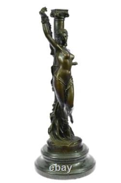 Bronze Collection Sculpture Erotic Statue Vienna Signed Nick Chained Art