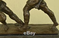 Bronze Collector Edition Signed Art Sculpture Mohamed Ali Sonny Liston Boxing
