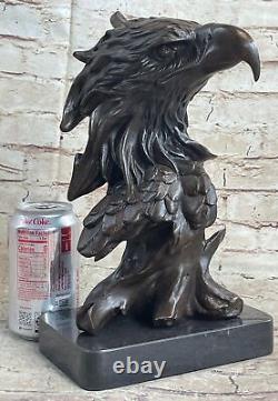 Bronze Eagle Sculpture Large Bird Statue Art Deco Outdoor Figurine Sale