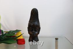 Bronze Head Sculpture African Art Nigeria