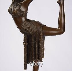 Bronze Sculpture A Reifent-nzerin Bronze Art Deco Sculpture