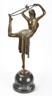 Bronze Sculpture A Reifent-nzerin Bronze Art Deco Sculpture