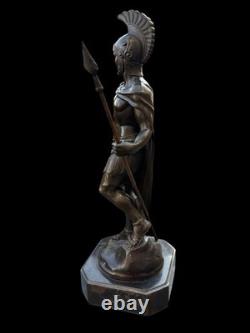 Bronze Sculpture Ancient Warrior signed Noée H. 39 cm
