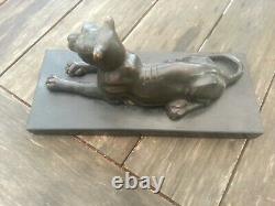 Bronze Sculpture Art De Panther